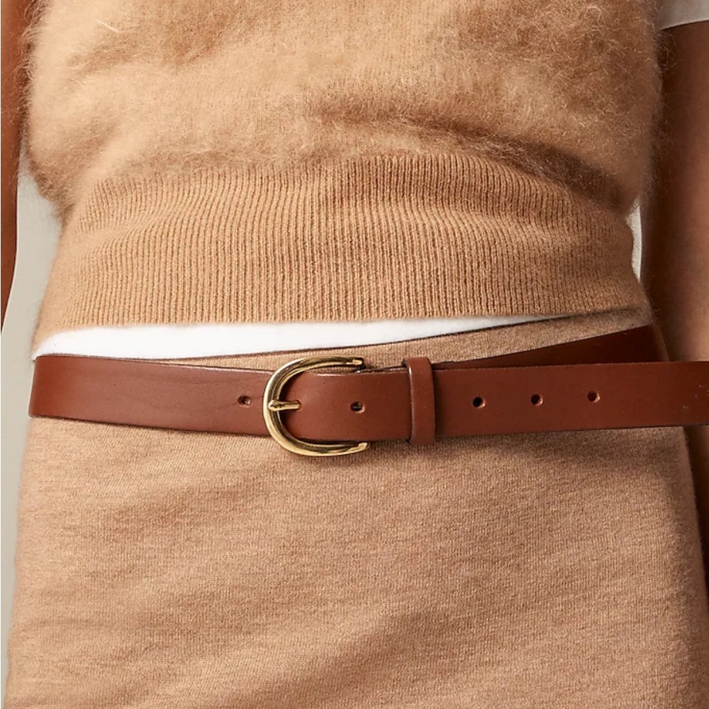J. Crew Classic Belt in Italian Leather